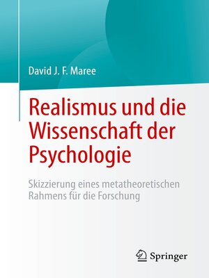 Realismus und die Wissenschaft der Psychologie - ebook